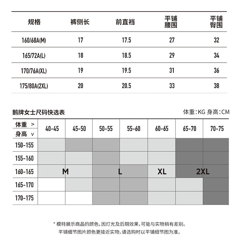 鹅牌内裤高腰抗菌棉裆薄款透气三角裤女大码收腹提臀短裤头(3条装) 肤色* 3条 2XL