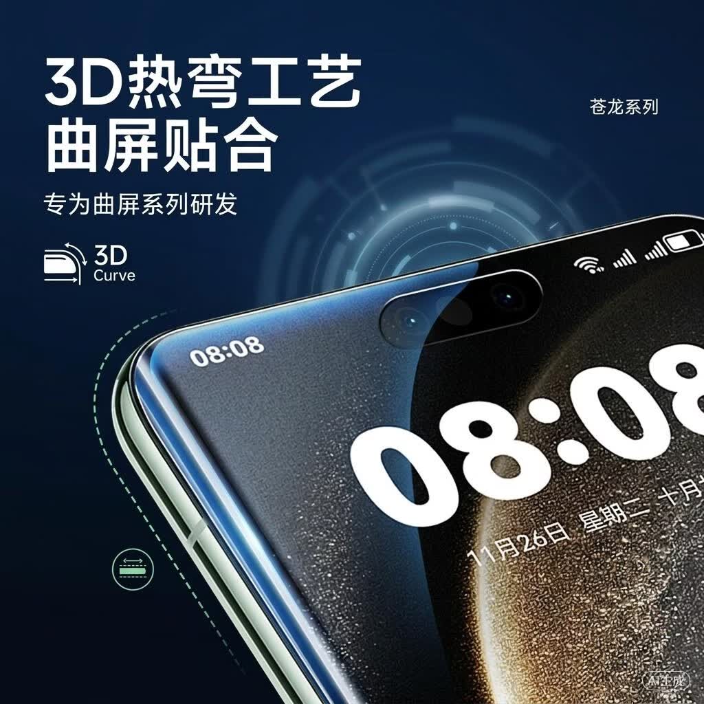 凯龙欧品全胶钢化膜无尘仓华为meteX6华为meteX5华为meteX7华为pura80pro华为Pura70pro 华为mate70pro  华为uv全胶钢化膜精品 华为pura80pro
