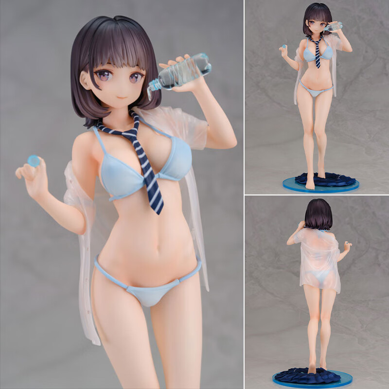 万代(bandai)不让我喝水的同学泳装jk水着比基尼二次元美少女模型动漫