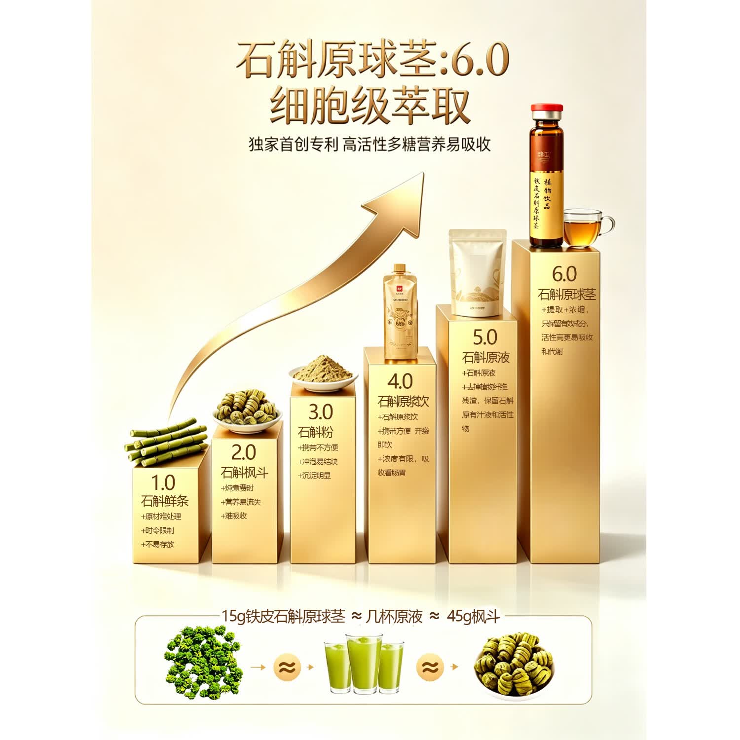 汤正铁皮石斛原球茎植物饮品