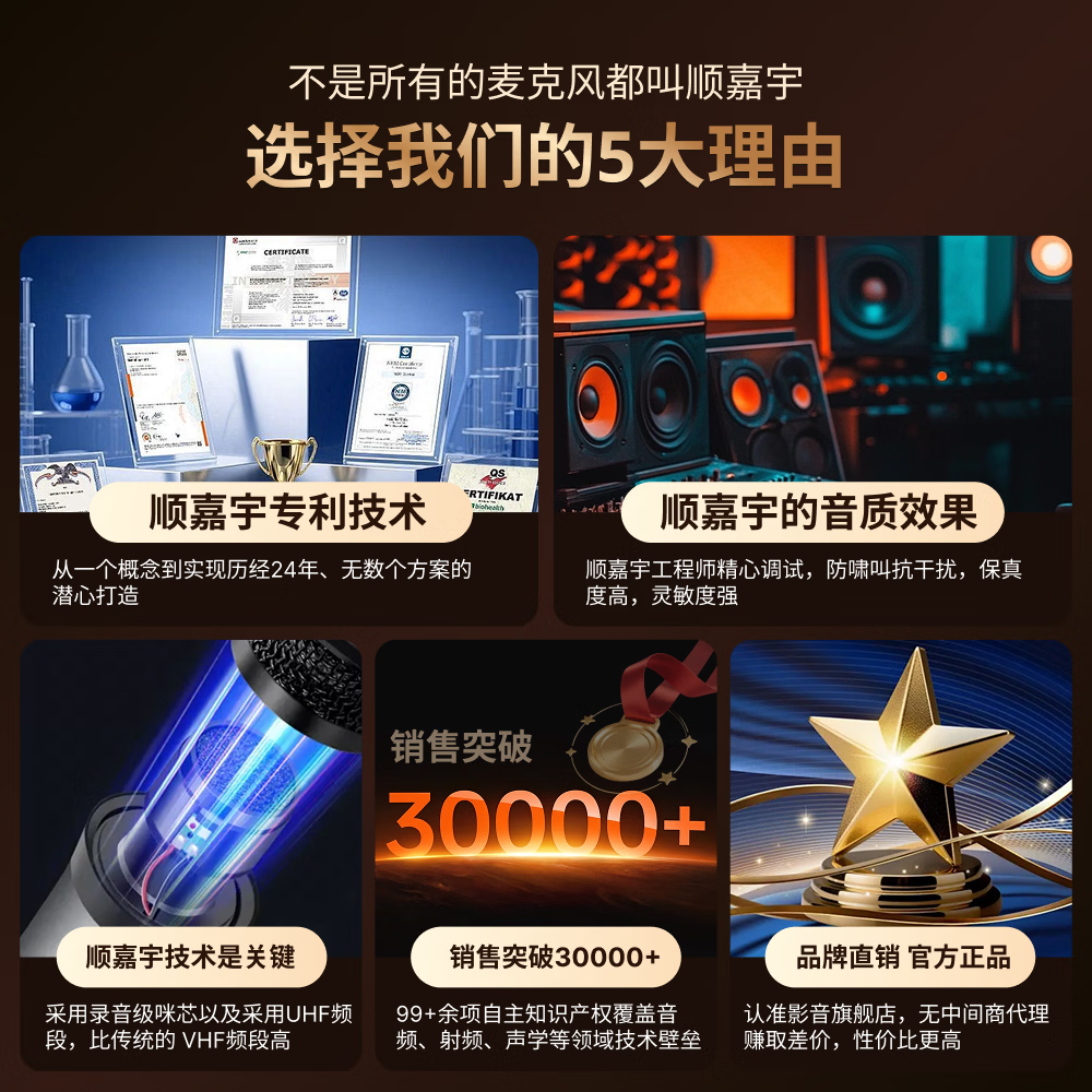 YY SOUND 有线麦克风话筒无线麦克风动圈麦克风吉他弹唱K歌唱歌户外音响会议舞台话筒 【舞台演出】SYJ-M15