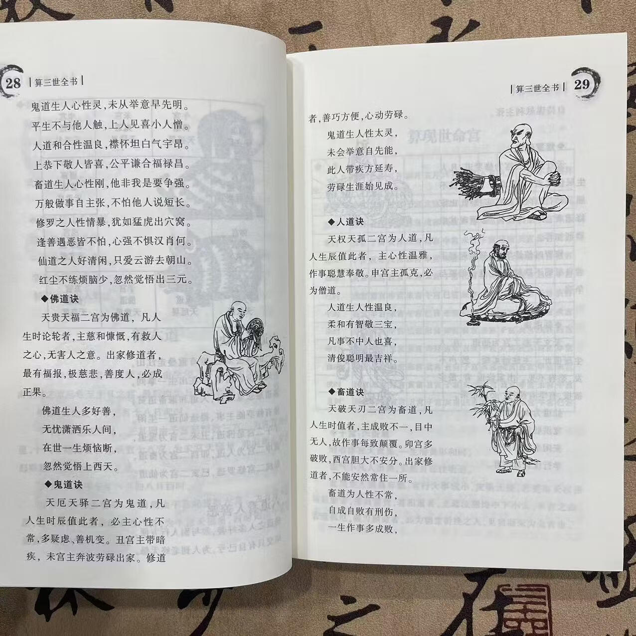 《算三世全书》诸葛亮著 三世演禽袁天罡 原版预测前世今生来世 算三世全书