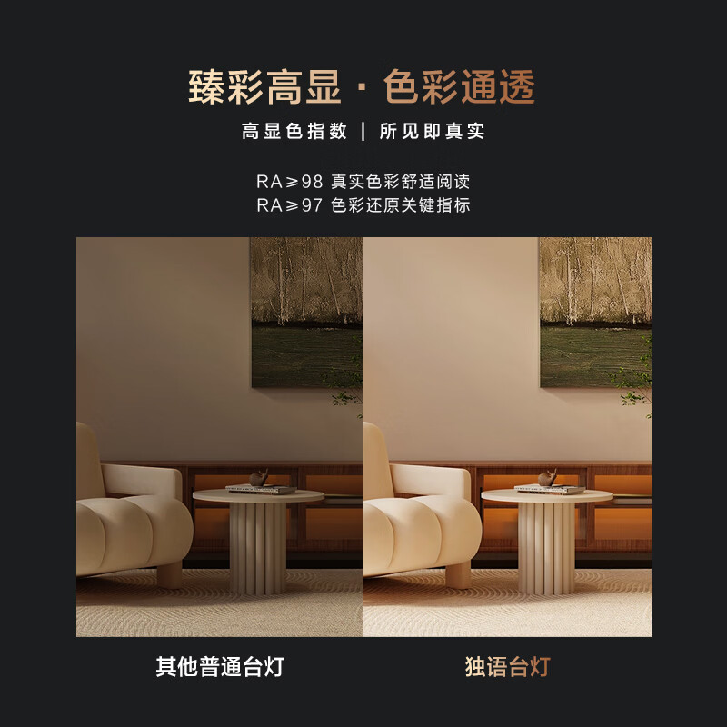 独语旗舰型A8全光谱护眼普瑞灯珠红光增益入席感应防蓝光学习护眼台灯 台