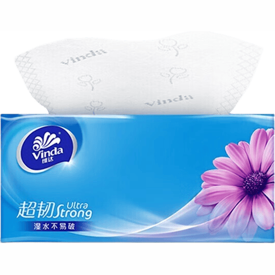 维达超韧系列抽纸24包整箱 家用巾面纸 巾餐巾纸抽 卫生纸家用实惠装 3层 100抽*10包