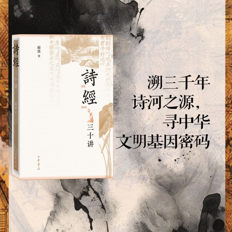 诗经三十讲 中华书局郦波教授倾情解读《诗经》 平装简体横排 穿越千年风雅以真善美解锁中华文明基因密码 让经典照进现代人生 图书