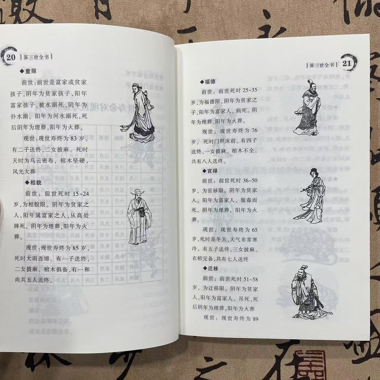 《算三世全书》诸葛亮著 三世演禽袁天罡 原版预测前世今生来世 算三世全书