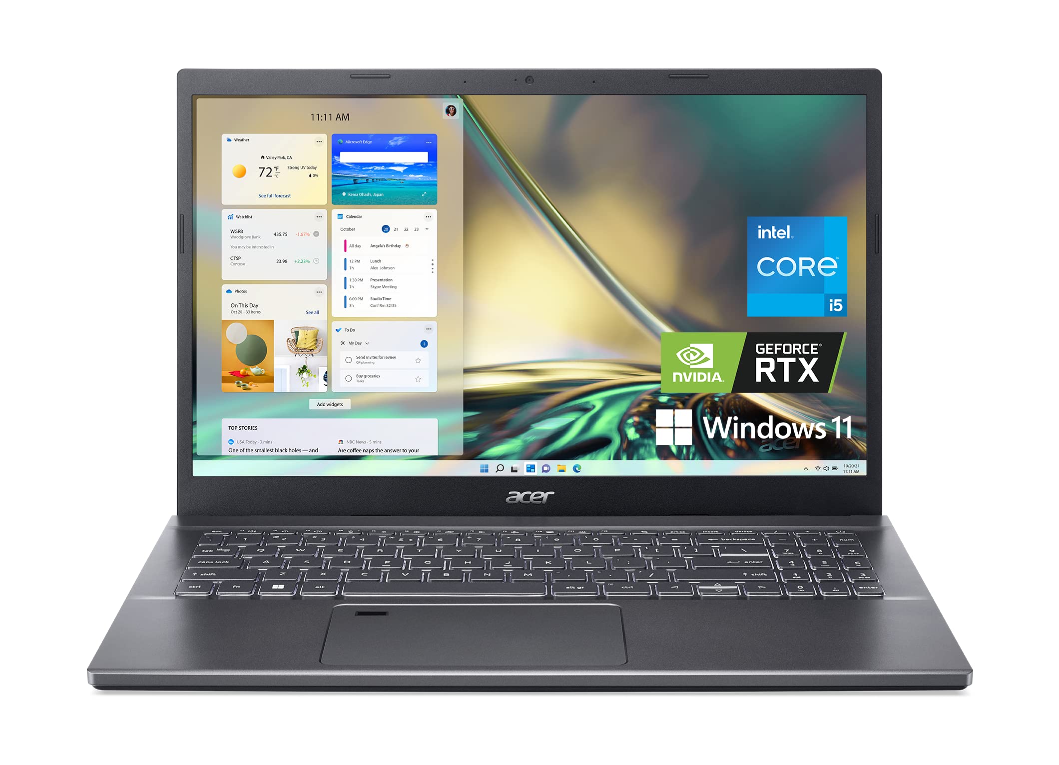 acer 宏碁 笔记本电脑 A515-57G-58R7 15.6英寸 英特尔 Ci5 8GB 512GB 灰色
