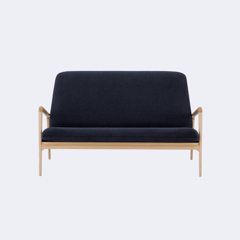 梵几家具双人直角沙发(壹捌版)/实木布艺沙发简约小户型多人沙发