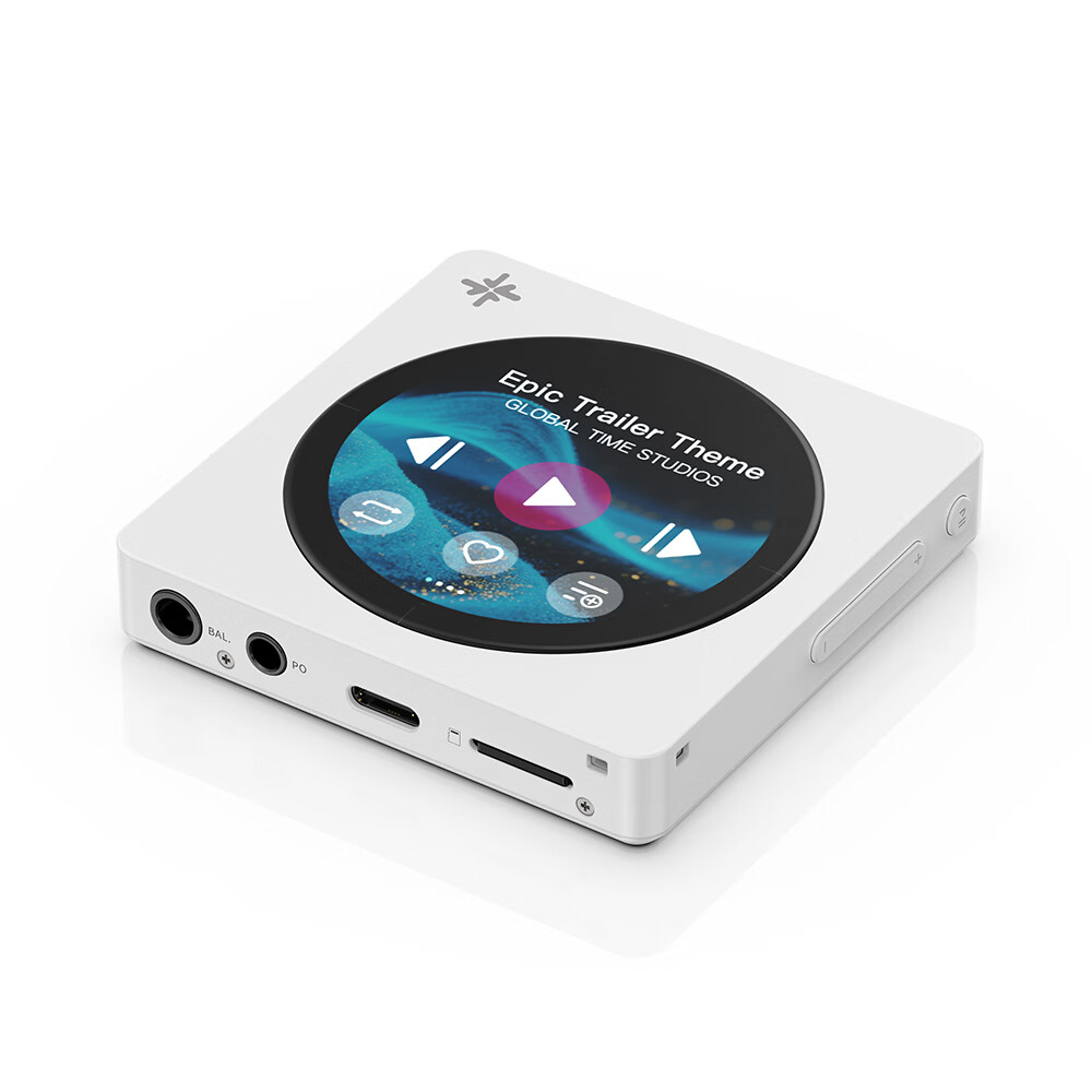 飞傲雪漫天 DISC 便携播放器白色款上市:双音频 DAC + 双输出接口,549 元