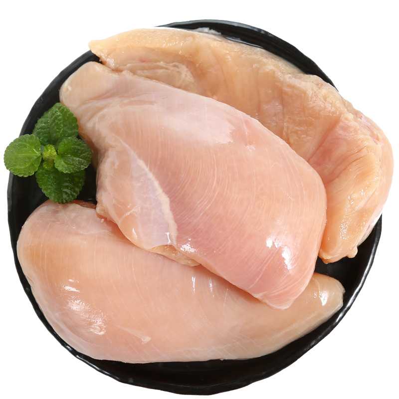 上鲜 白羽鸡 鸡大胸 2kg/袋 冷冻 圈养 出口日本级 健身鸡胸肉健身餐 鸡肉 健康轻食代餐 健身食品清真食品