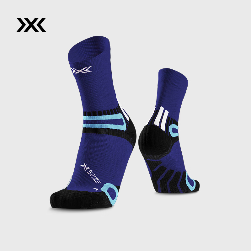X-SOCKS徒步探索短筒袜-HIKE DISCOVER ANKLE 透气抑菌袜子 XS-H7AAS26U 深海蓝 39-41