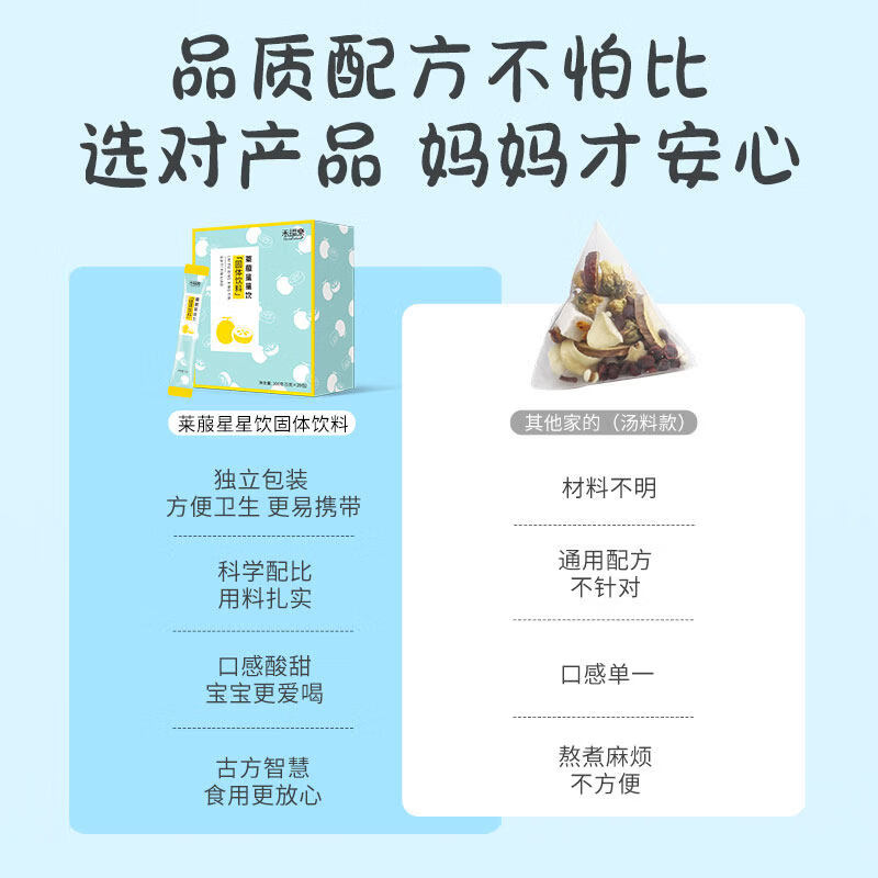 禾福乐来福星星饮 婴幼儿 120袋*6盒