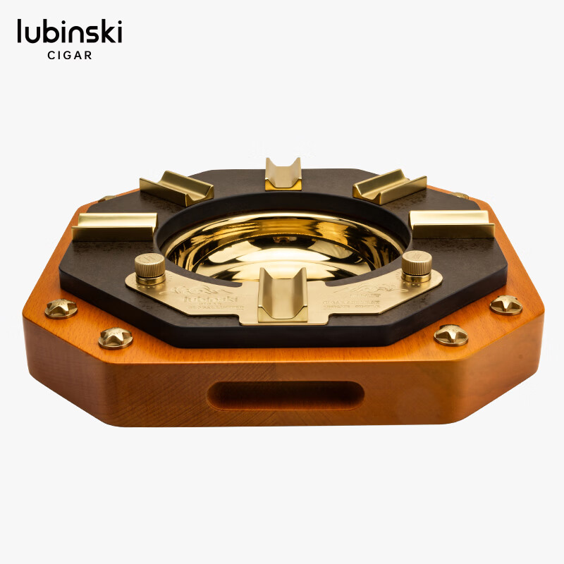 COLIBRI烟具店Lubinski鲁宾斯基六人位实木总裁雪茄烟灰缸家用办公室用 总裁