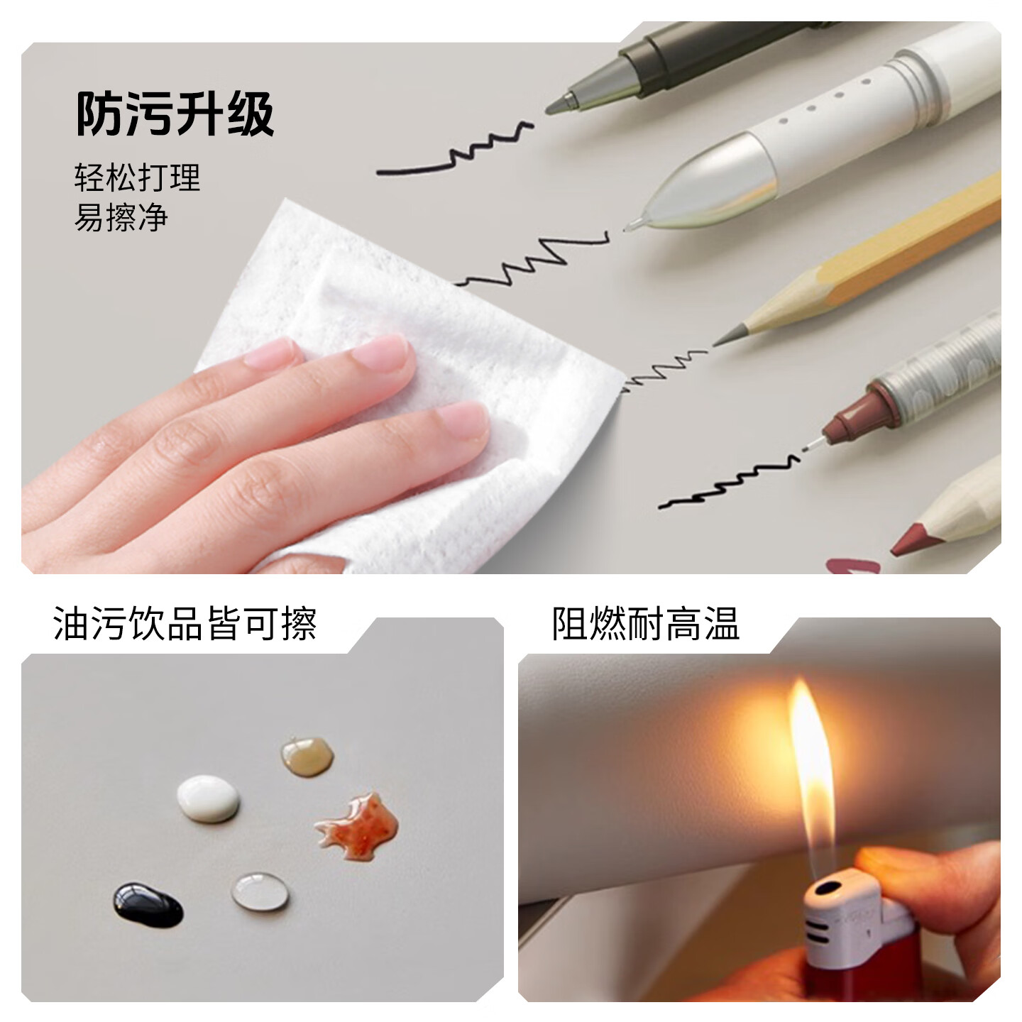 同依鼠标垫大号桌垫桌面保护垫办公电脑桌超大防滑垫游戏学习书桌垫 海湾蓝【环保无甲醛】 定制尺寸联系客服改价