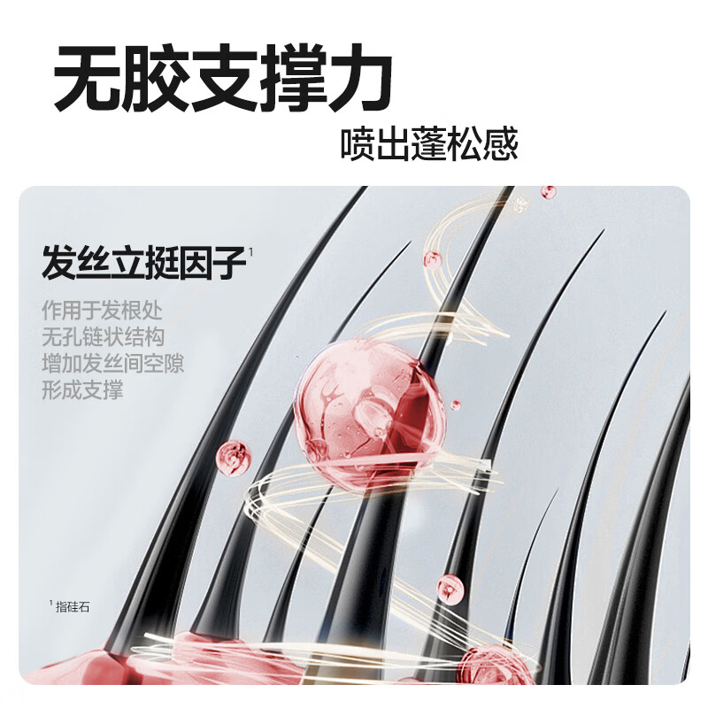 杰威尔蓬松水男士头发喷雾造型打底加发胶发泥发型自然定型塑型海盐水 蓬松水50ml