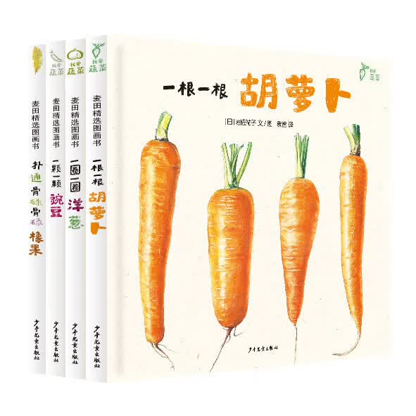 【官方正版】我爱蔬菜系列全6册蔬菜科普绘本培养宝宝健康饮食习惯绘本3-6岁儿童绘本小中大班课外阅读亲子共读科普读物百科幼儿园胖墩墩的南瓜书籍 新书！我爱蔬菜系列【全4册】