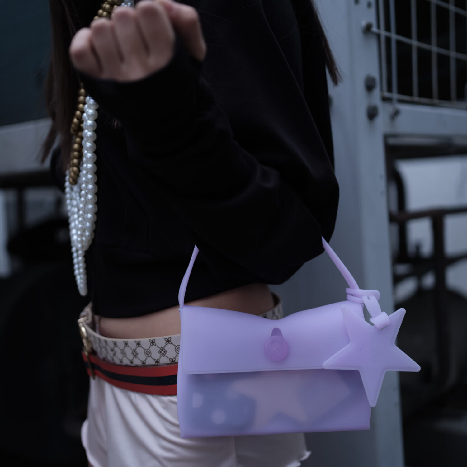 ECODAY原创设计小星袋果冻包女单肩包包女款新款斜挎包送女友生日礼物 湖水绿 实用走心礼物送女生