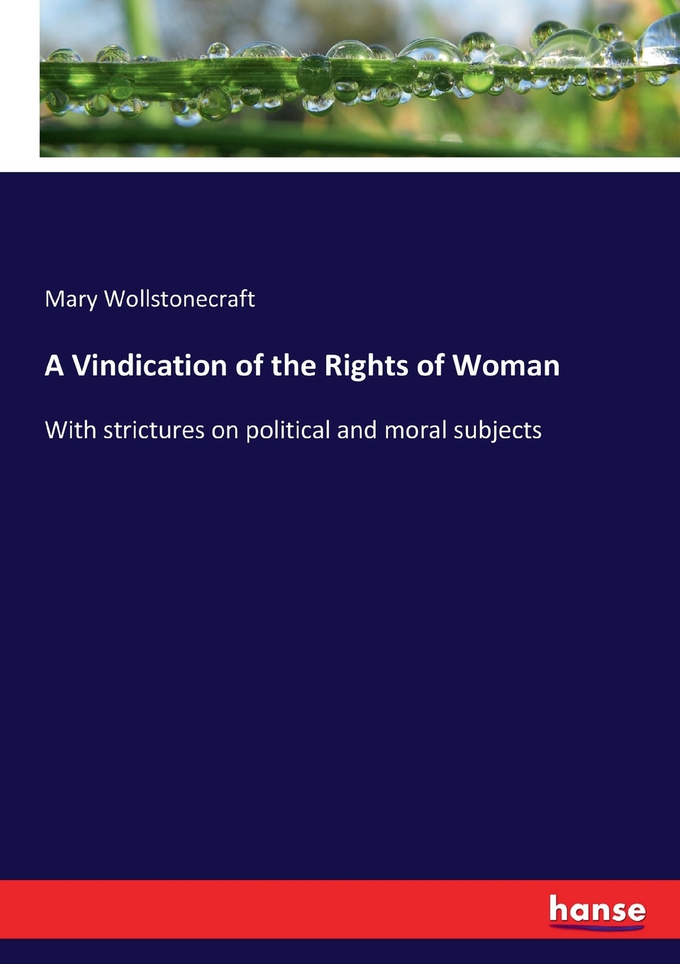 预售 按需印刷a vindication of the rights of woman