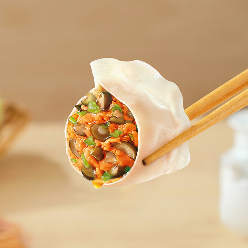 思念2kg实惠装大分量韭菜鸡蛋水饺猪肉香菇水饺 思念实惠2kg猪肉香菇*1(到手4斤)