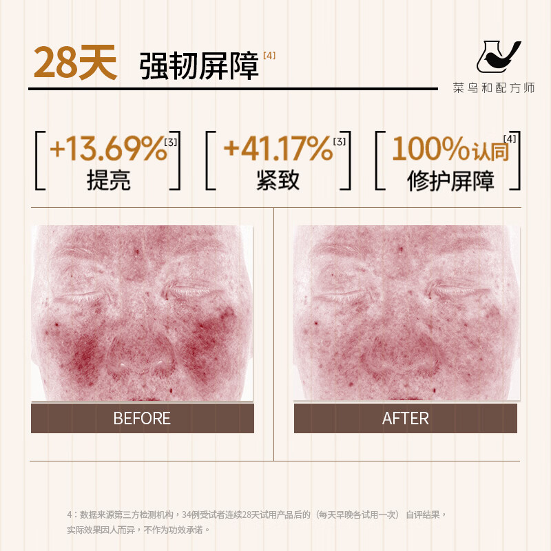 菜鸟和配方师姜黄素祛痘精华液Ⅳ 第四代小金环速褪红舒缓修护祛青春痘姨妈痘 【买正送正】第四代小金环30ml*2瓶