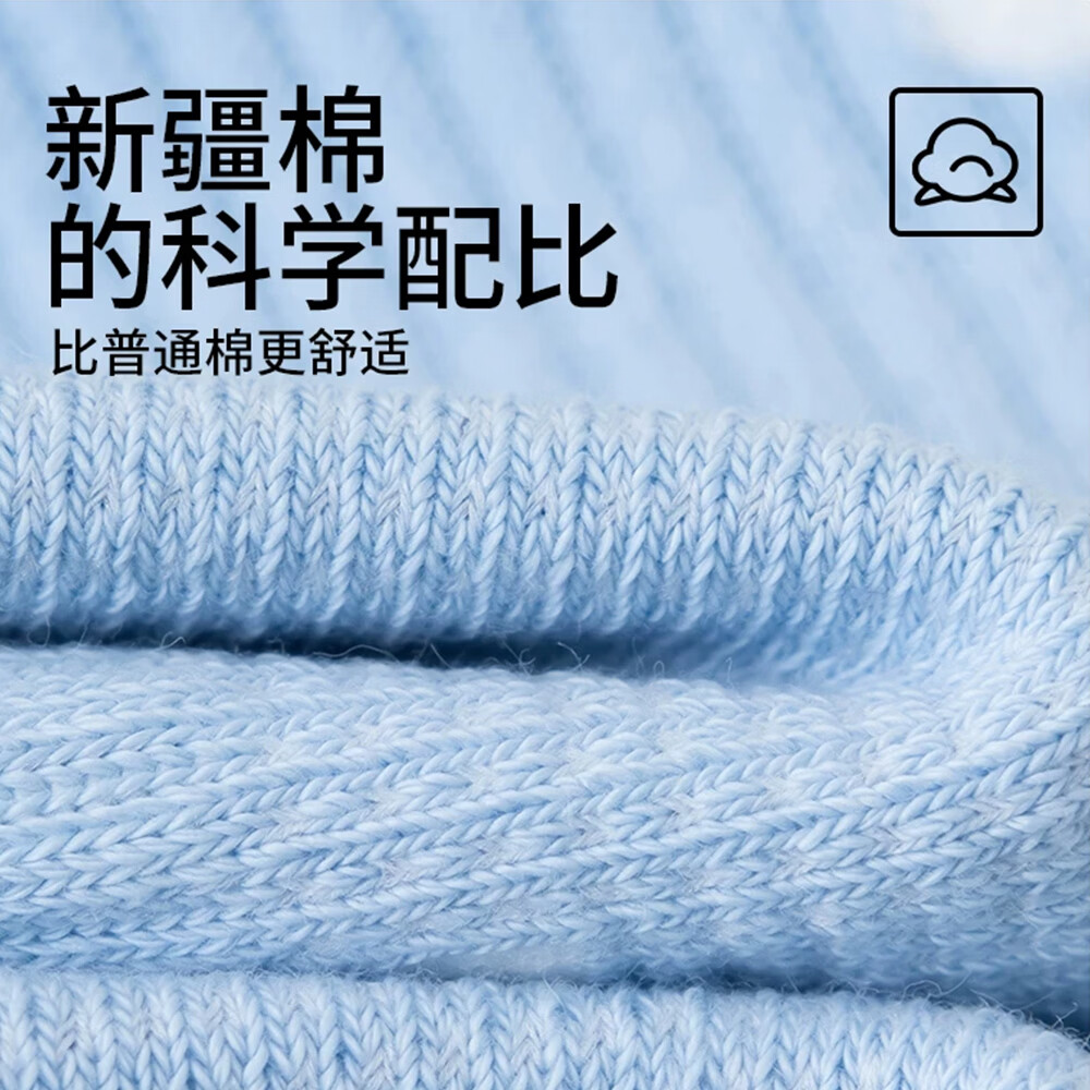莎兰朵青少年袜子男夏季薄款纯棉防臭透气初中生高中学生男孩男童运动袜 混色5双 均码