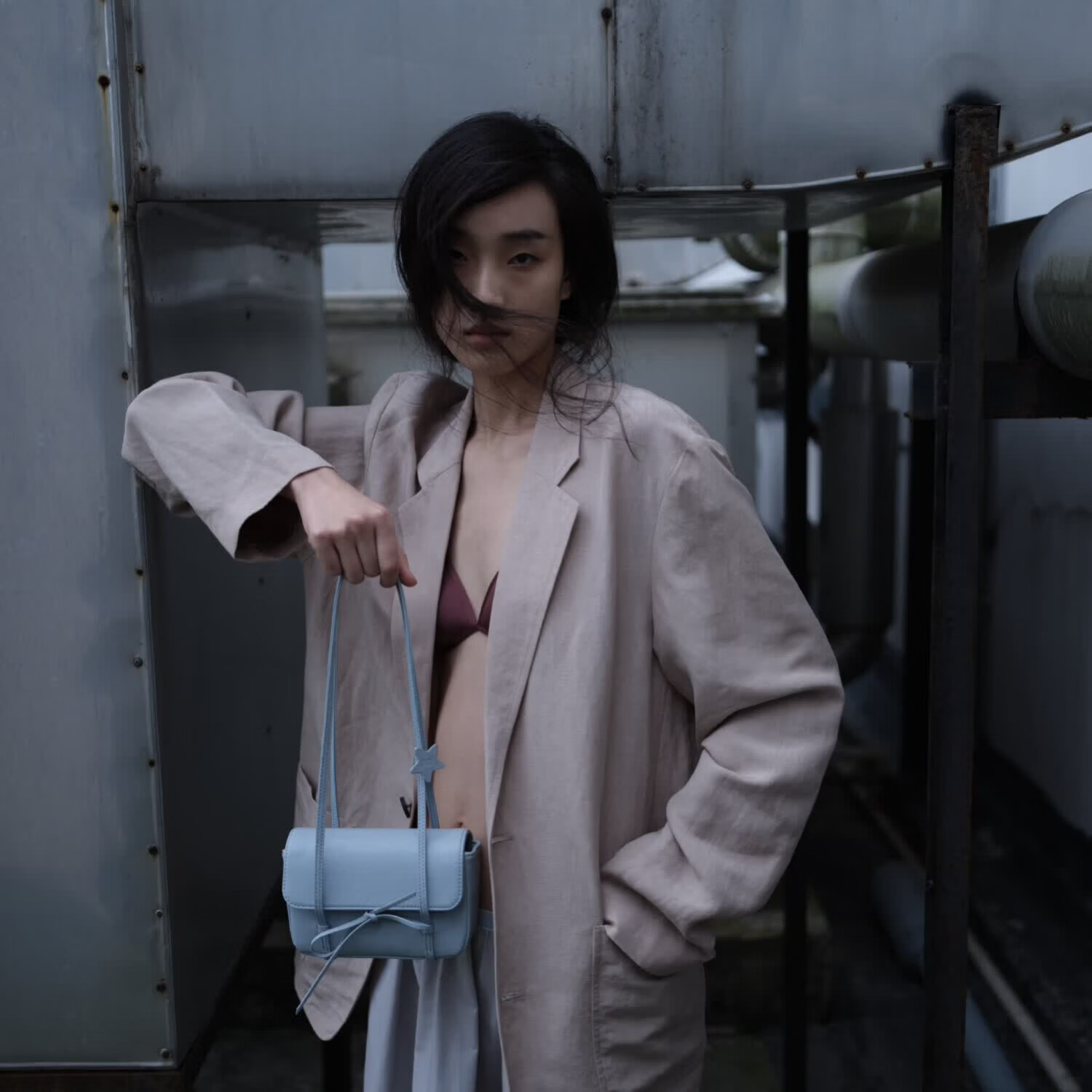 ECODAY原创设计桃结包新款单肩包女包斜挎包小方包马卡龙色女友生日礼物 极光黑 高端实用走心生日礼物送女生