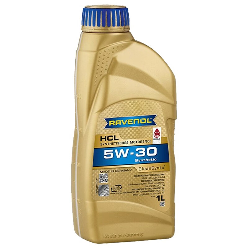 ravenol拉锋 hcl 5w-30 高级清洁机油 acea a3/b4 德国ravenol原装