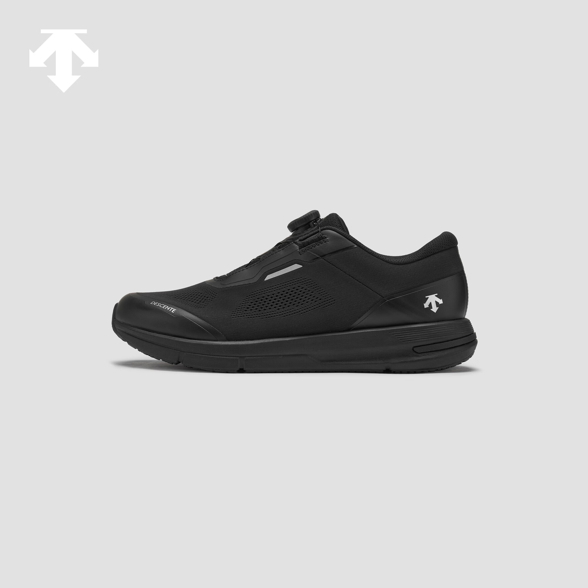 迪桑特（DESCENTE）TRAINING系列男女款FITSTEP WIRE透气支撑综训鞋 D6231TCT14-男子-BK-黑色 41
