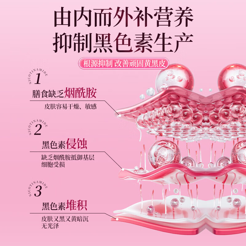 丹清堂维生素C维生素E烟酰胺 多种维生素片 维C维E烟酰胺 100粒*3瓶