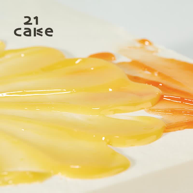 21cake橘与桔动物奶油生日蛋糕下午茶甜点聚会纪念日生日同城配送当日达 1磅