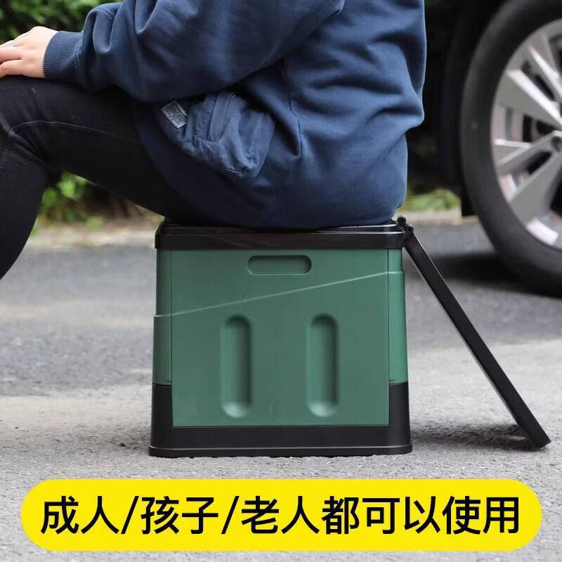 【新品】户外马桶可折叠露营野营自驾游应急车载坐便器儿童移动厕 凳子款深咖色小号无配件
