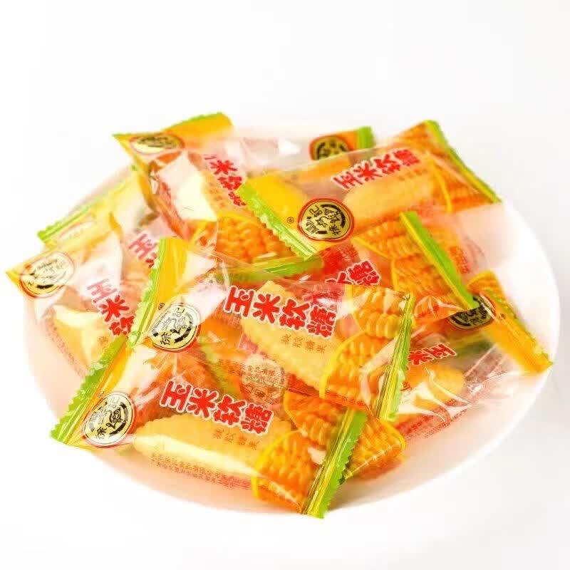 徐福记玉米软糖老式怀旧儿时小零食结婚喜糖过新糖果零食 【混合味】玉米软糖散装500g（约40颗）