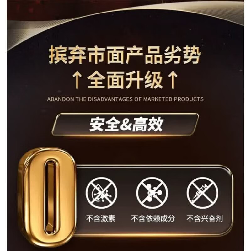 GINGKE补b天灵片中老年可用官方正品适用硬度不够用手太多 增硬坚挺【一盒】