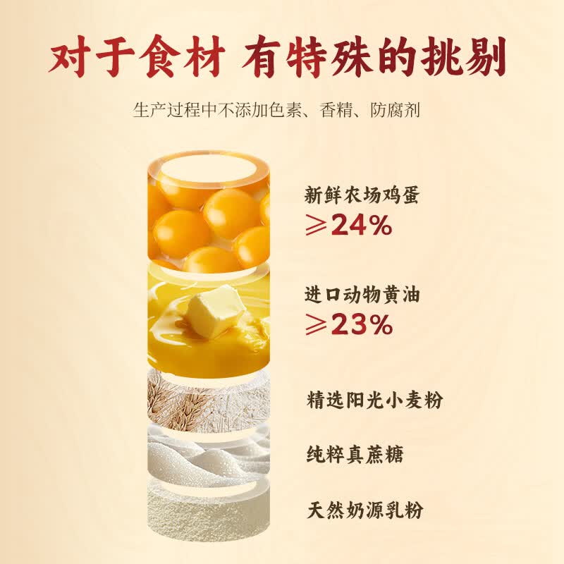 回未进口黄油鸡蛋卷350g独立包装礼盒送长辈香港名牌健康零食伴手礼 回未香浓黄油鸡蛋卷350g送150g扁桃仁酥