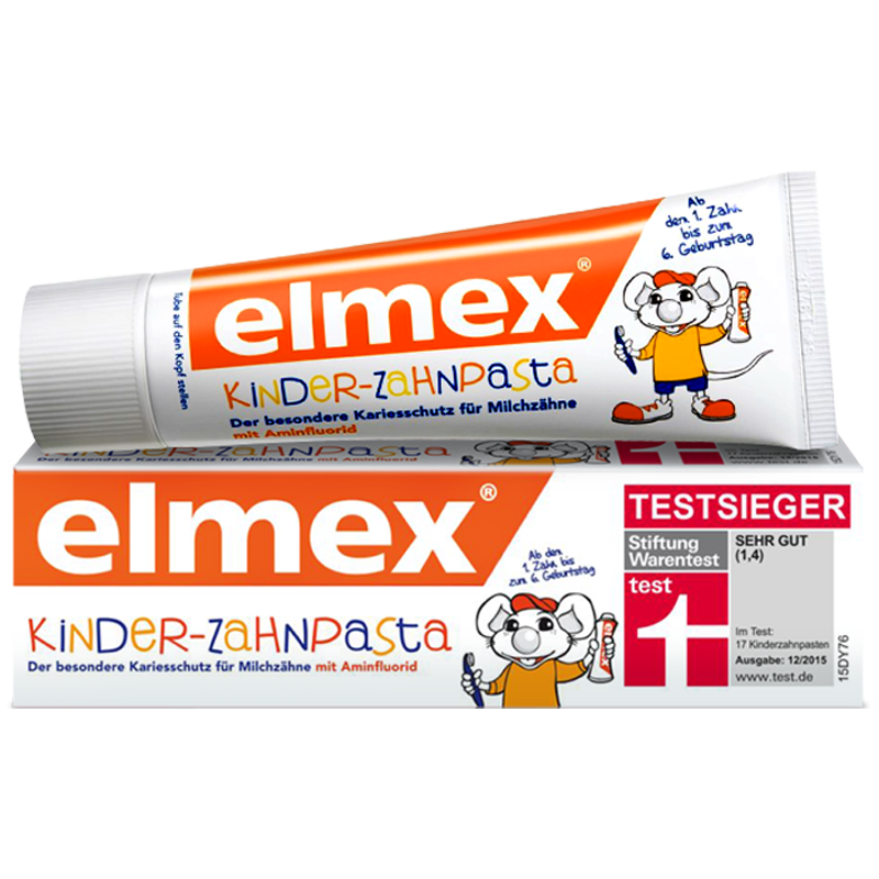 拍4件 ELMEX艾美适宝宝儿童牙膏0-6岁专效防蛀 61g（50ml） 欧洲进口 116.44元（合29.11元/件)