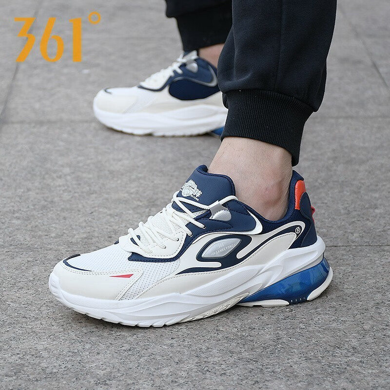 361度男鞋运动鞋春夏季网面透气学生时尚老爹鞋男士休闲减震跑步鞋子