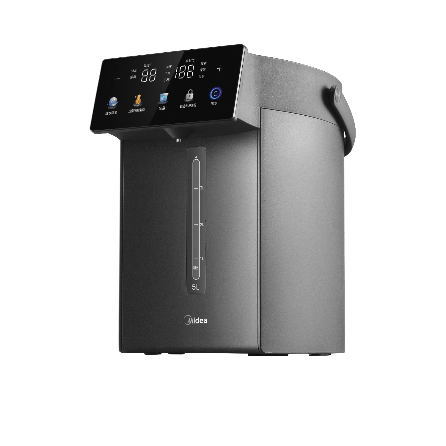 美的（Midea）电热水瓶2026新款速沸家用5L大容量烧水壶恒温保温一体316L内胆2200W触控MK-SP50E-20WPro