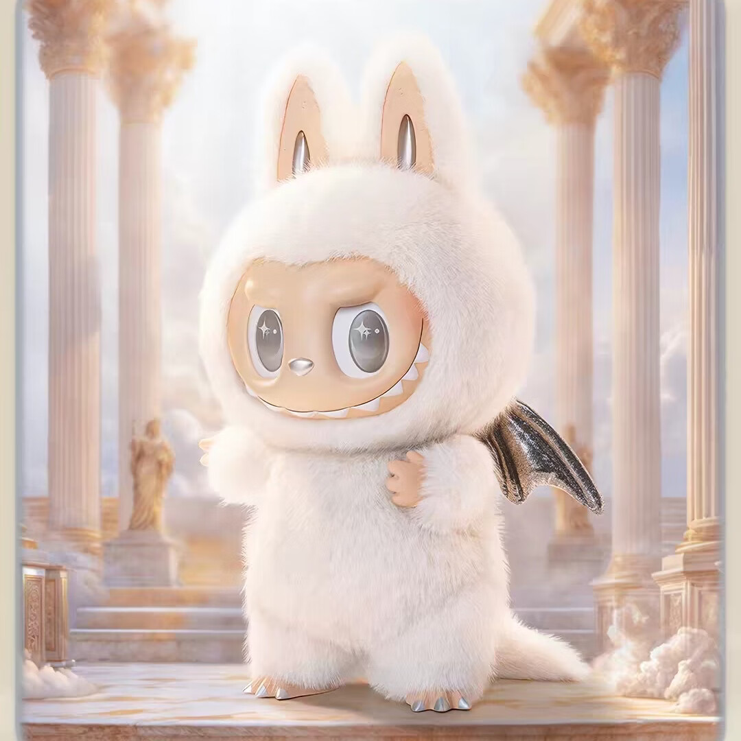拉布布三代Labubu3.0前方高能搪胶毛绒公仔潮玩盲盒礼物 幸运LUCK 整端6+1【到手7个】