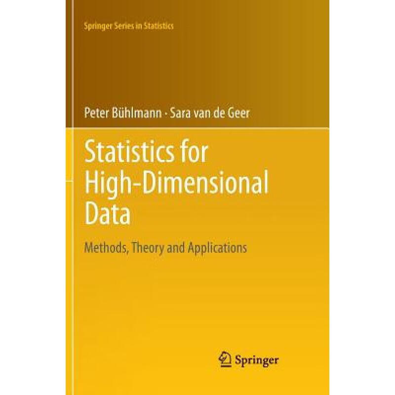 预订 Statistics for High-Dimensional Data : Metho...