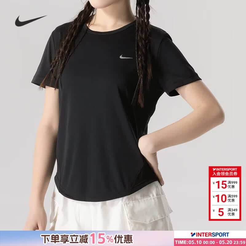 �Ϳˣ�NIKE��T��Ů 2026�ļ��¿��˶�����ɫ���ʿ��ɰ���͸������Բ����� HQ0649-010 2XL 175/96A 179Ԫ