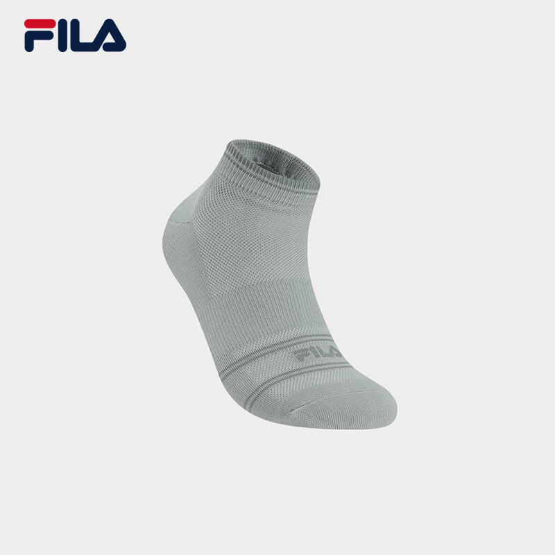 FILA 斐乐官方男袜新款低腰袜透气袜子舒适抗菌运动袜短袜短筒袜 露天蓝-LB