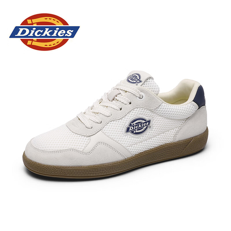 Dickies品牌男鞋2026夏季新款网面透气百搭休闲板鞋防滑耐磨减震小白鞋男 米灰 41 京东折扣/优惠券