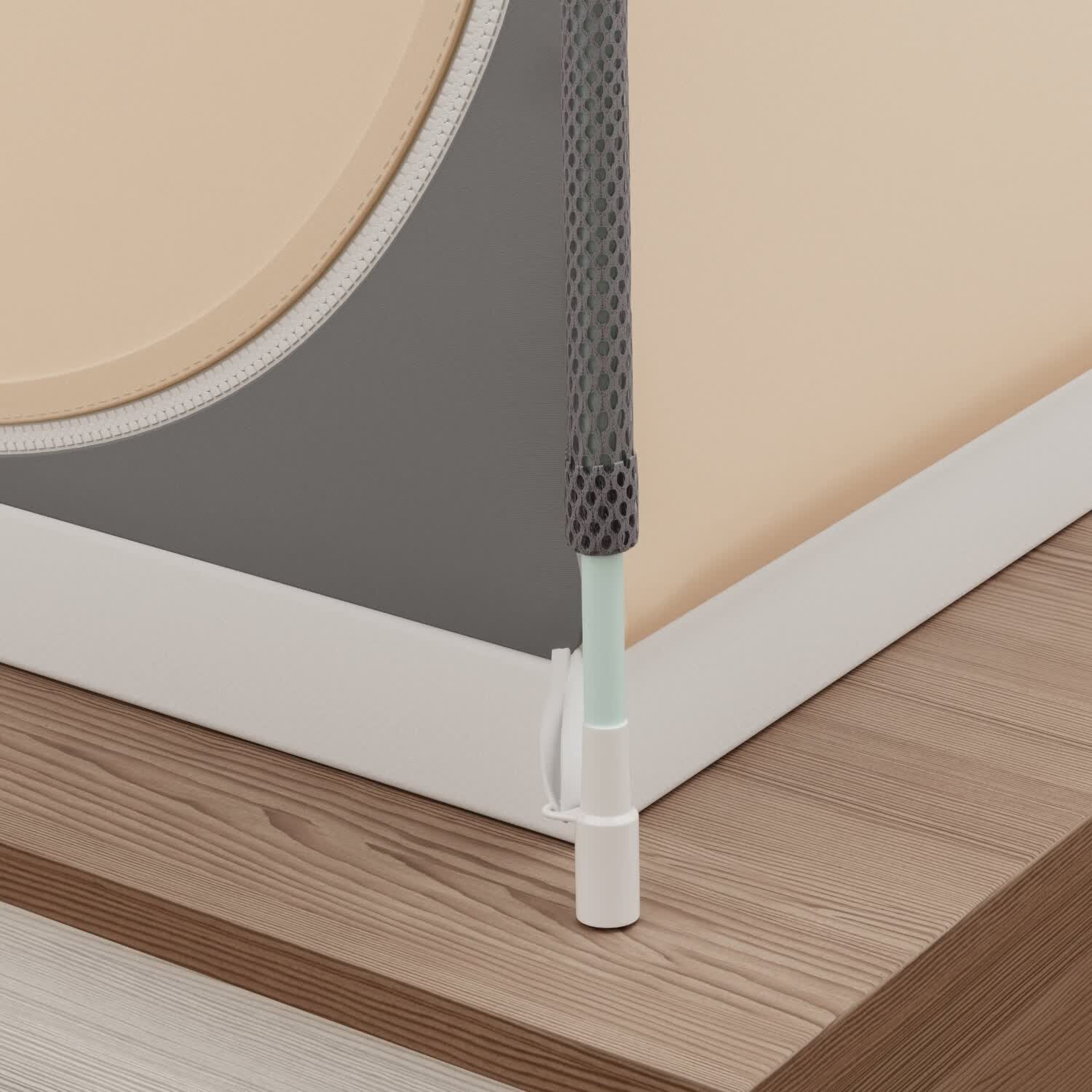 伊路卡免安装蒙古包蚊帐儿童床1.5m/1.8米x2m米家用床蚊帐帐子 nice 熊(普通防尘款) 1.2米床