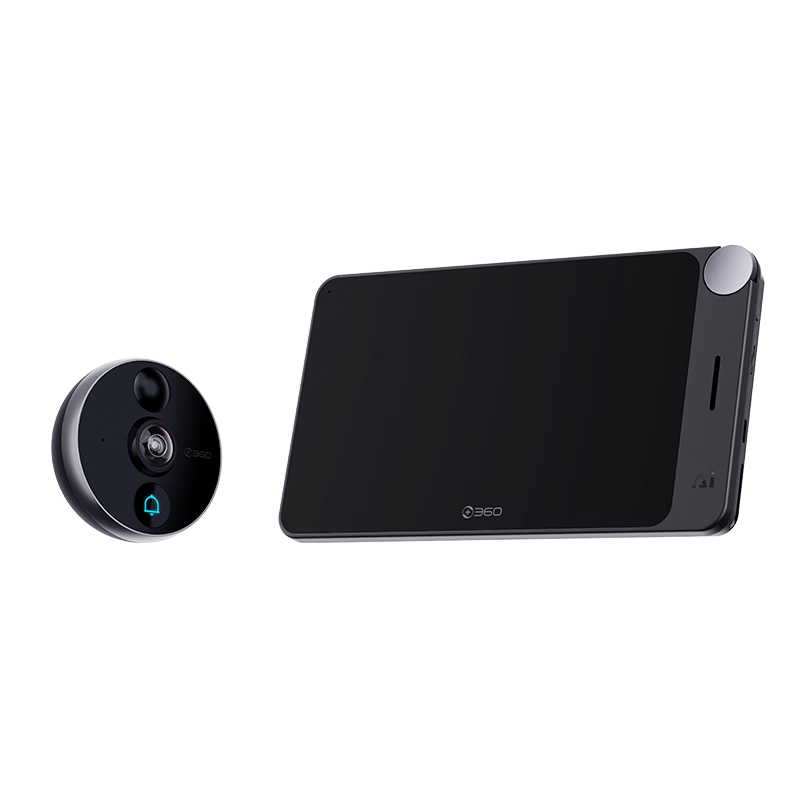 360智能猫眼6Pro 全景版500万高清可视门铃监控家用摄像头夜视低功耗无线远程对讲视频通话智能
