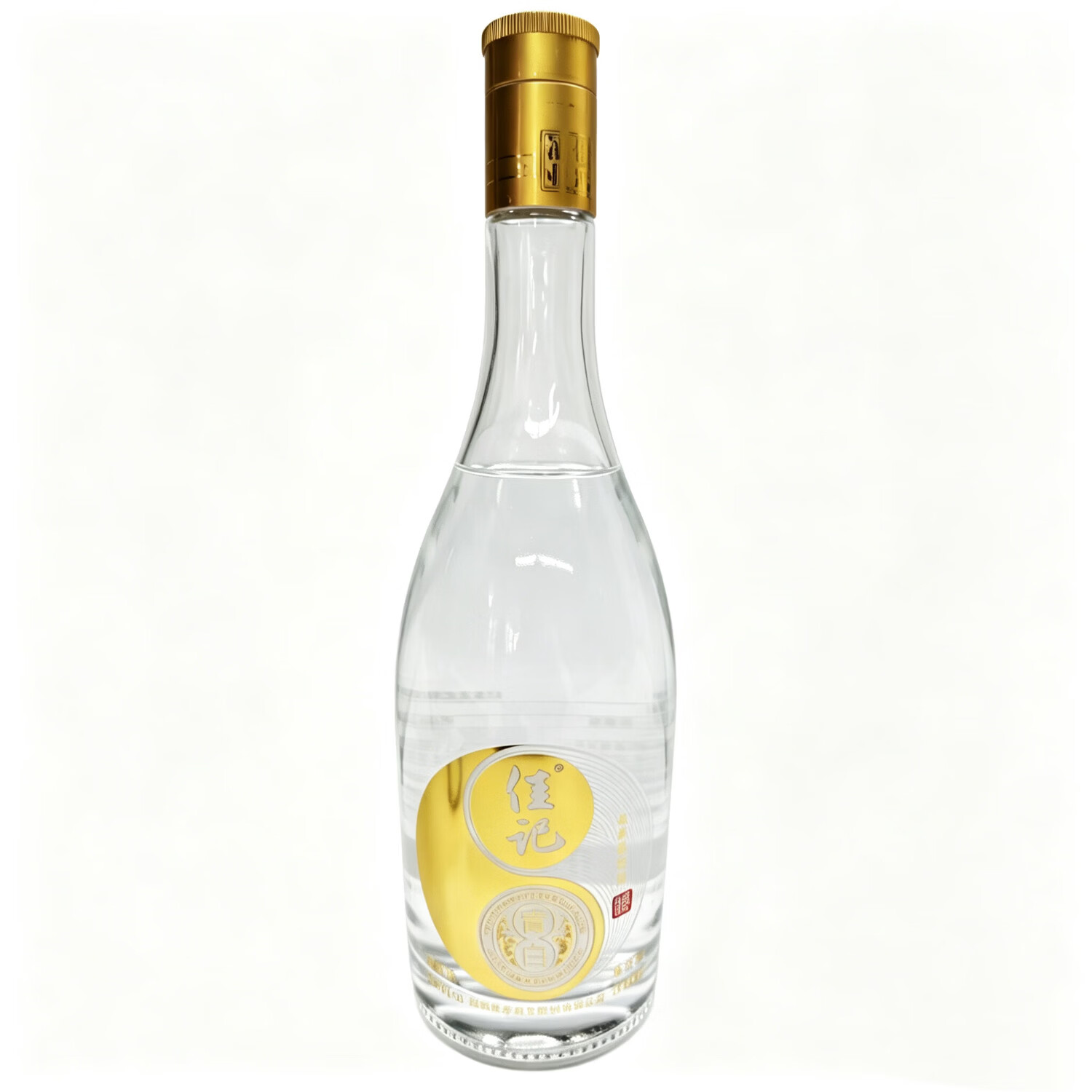 佳记新青白酒2025版 老窖池酿造浓香型纯粮白酒  52度 500mL 1瓶