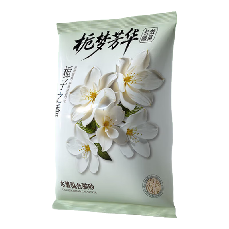 木薯豆腐膨润土混合猫砂除臭不粘底结团强吸水无甲醛 木薯豆腐混合砂【不粘底】 1包共4.8斤【好用再来】