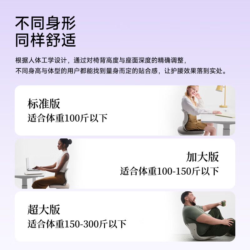 BKT护腰坐垫孕妇喂奶靠垫人体工学腰靠垫哺乳座椅宝妈直播专属 加大款-幻影灰【150斤以内】