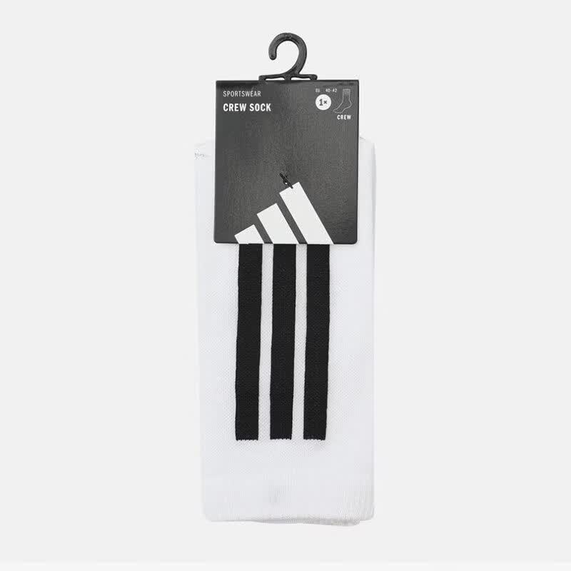 阿迪达斯（adidas）袜子男袜女袜 26春夏新品舒适透气运动休闲单双装高帮袜 KX9605 L