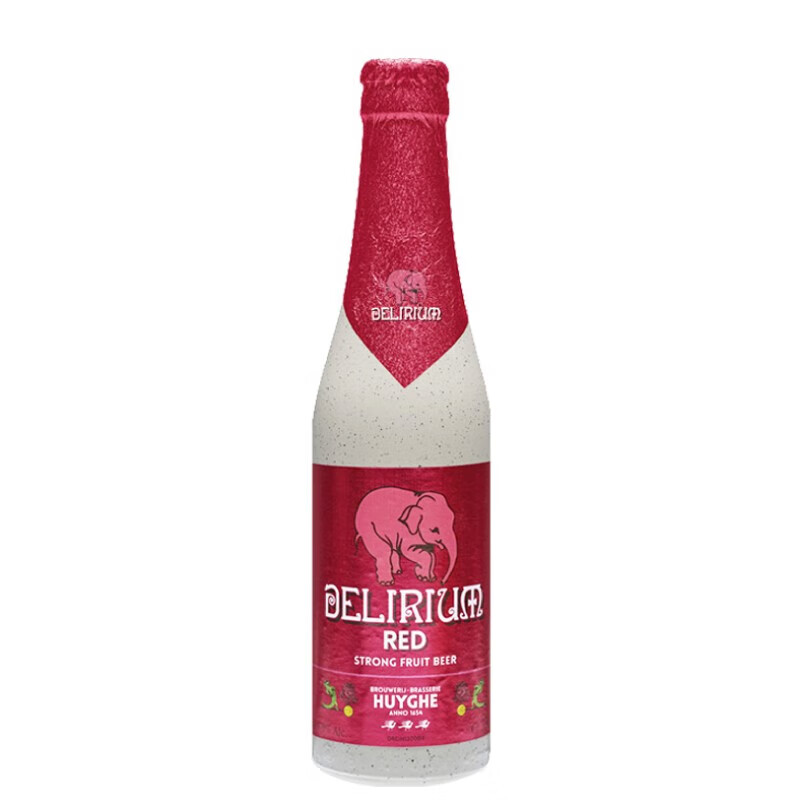 比利时进口樱桃粉象啤酒小粉象 精酿粉象Delirium 330ml*1瓶装