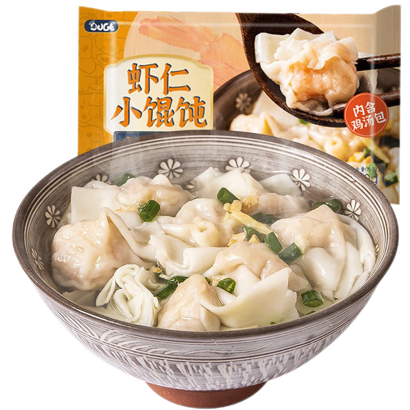 品质保障，一条狗品牌的鸡汤虾仁小馄饨价格走势|查询水饺馄饨历史价格的软件
